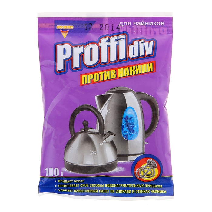 Средство против накипи для чайников Proffidiv, 100 г.