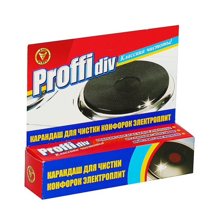 Карандаш Proffidiv для чистки конфорок электроплит, 25 г.