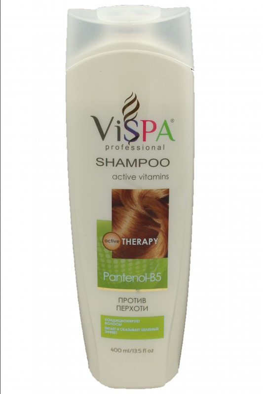 Шампунь VISPA -Против перхоти Pantenol B5 400мл.