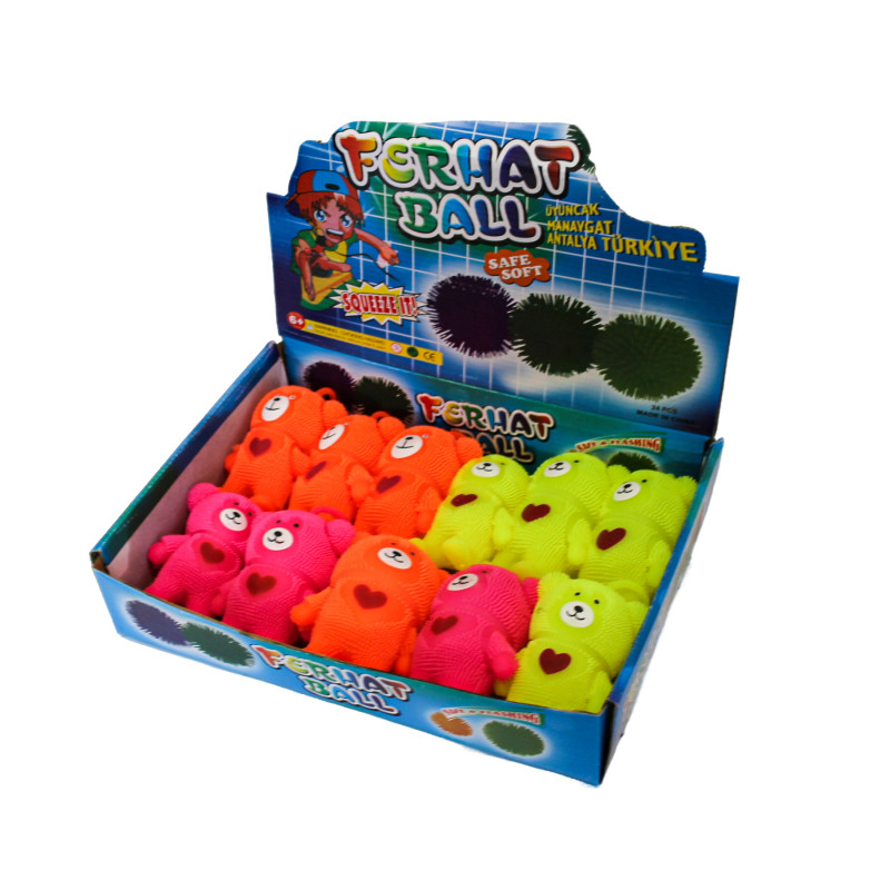 Игрушка мишка мигающая