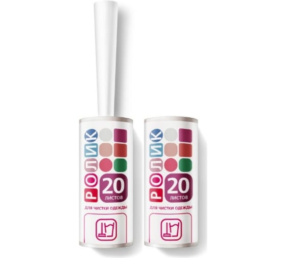 Ролик для чистки одежды GRIFON + сменный блок, 40 листов