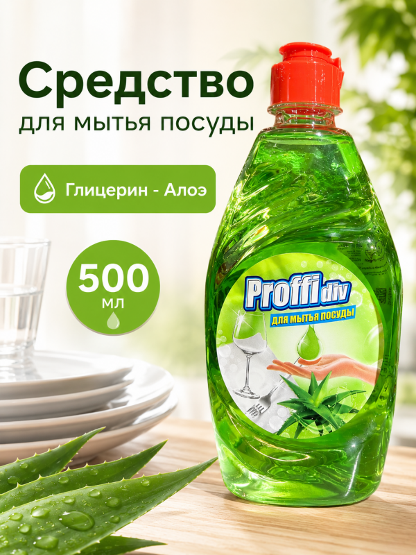 Proffidiv средство для посуды Глицерин-Алоэ 500мл