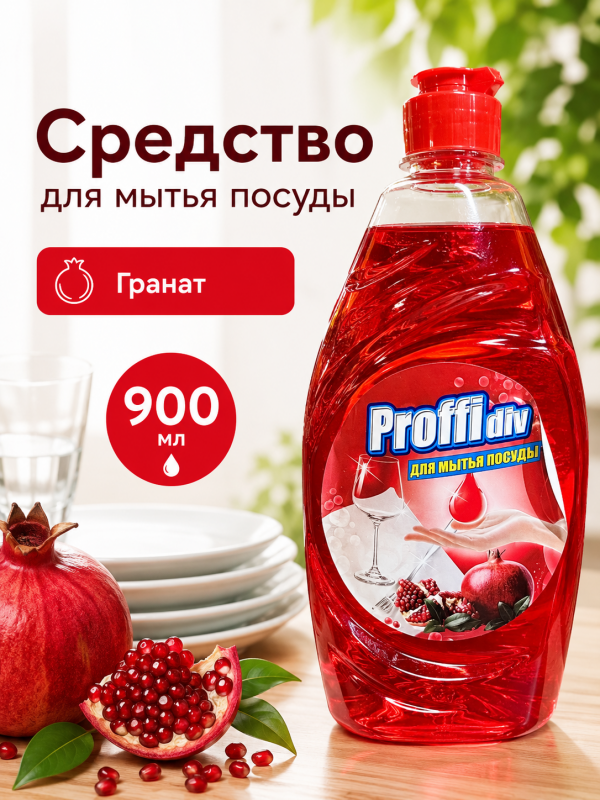 Proffidiv средство для посуды Гранат 900 мл
