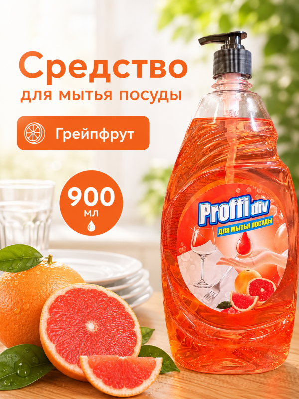 Proffidiv средство для посуды Грейпфрут 900 мл